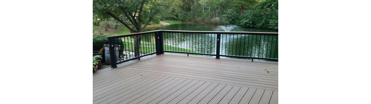 enhance trex decking , Transcend railings with cocktail railings