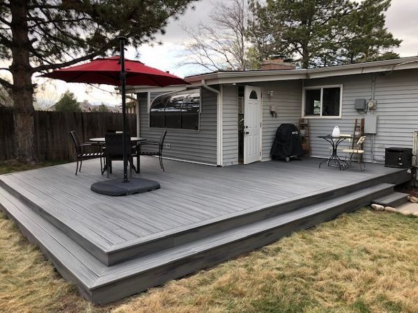 Trex Deck Utah in Island Mist