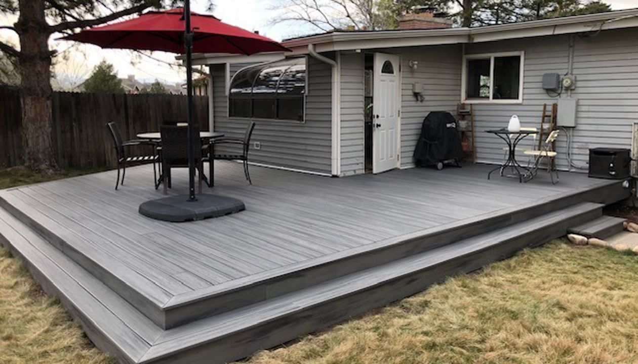 Trex Deck Utah in Island Mist