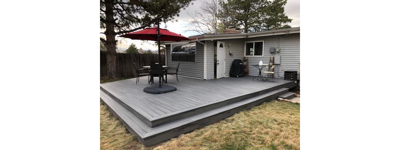 Trex Deck Utah in Island Mist