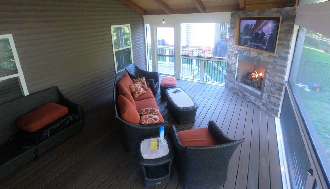 Trex Enhance Coastal Bluff w/ Trex Select Rails