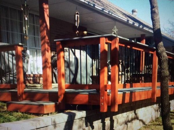 Clamshell deck in Edmond, OK