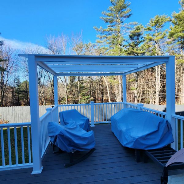 Pebble Grey Deck & Pergola Extension
