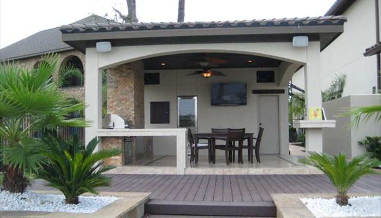 Dark Brown Trex Accents and Cabana