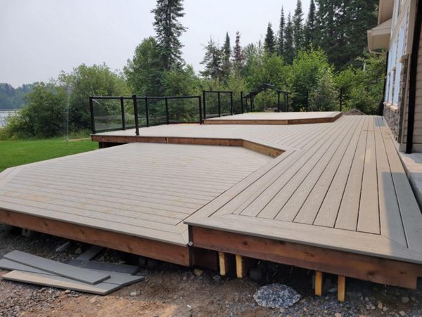 Decking on and Some Railings