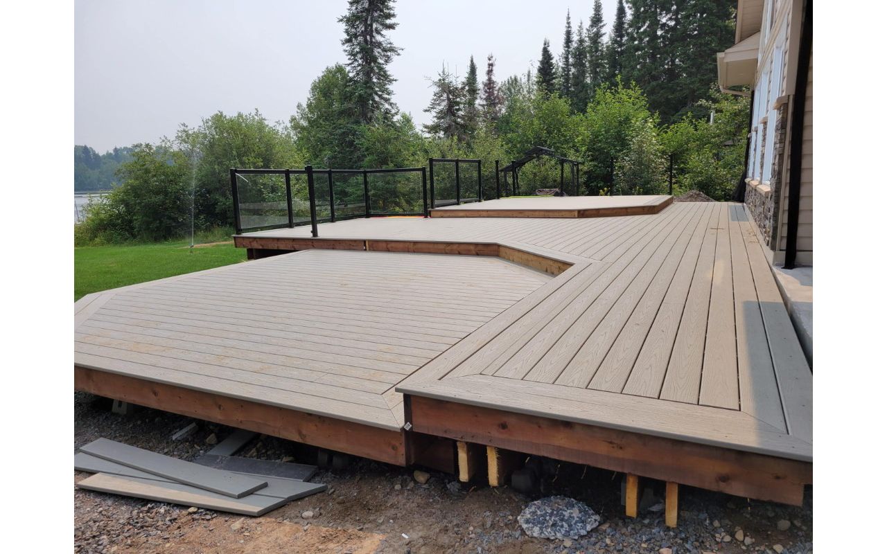 Decking on and Some Railings