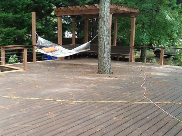 The hammock adds a nice touch