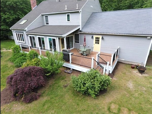 Tiki Torch Decking & Black Signature Railing