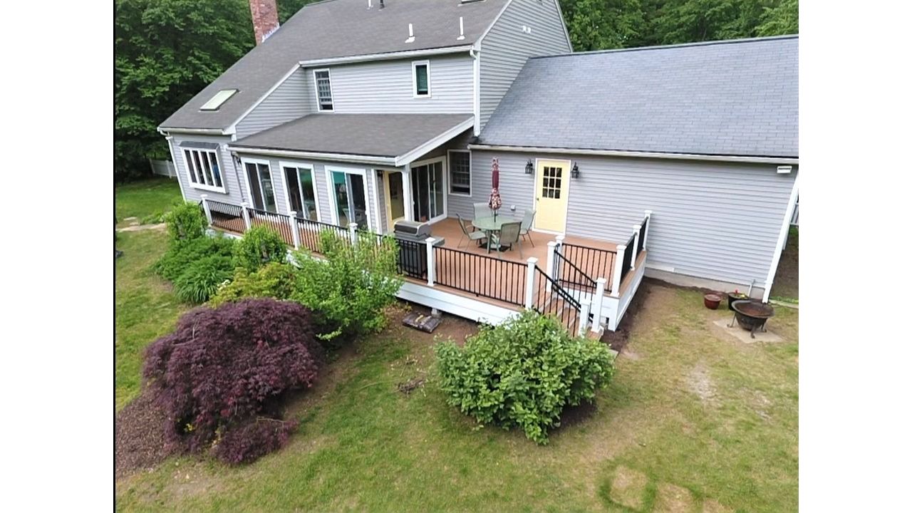 Tiki Torch Decking & Black Signature Railing