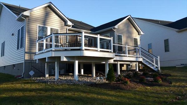 Trex Transcend Spiced Rum and Havana Gold mix in Waverly Woods Subdivision