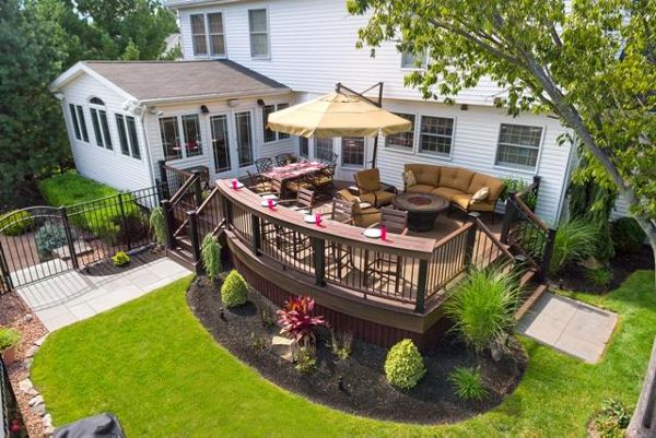 Trex Spiced Rum and Vintage Lantern Deck and Rail