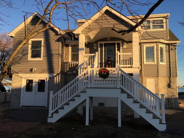 Lift/Renovation adding a portico