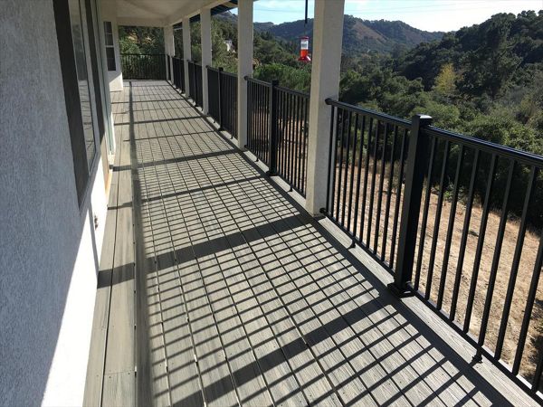 Island Mist Transcend Trex Deck in Grover Beach