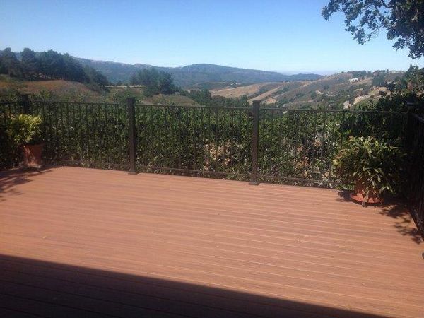 Transcend deck with Reveal rail.  Great view!