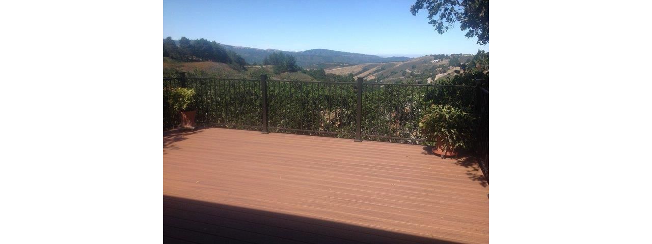 Transcend deck with Reveal rail.  Great view!