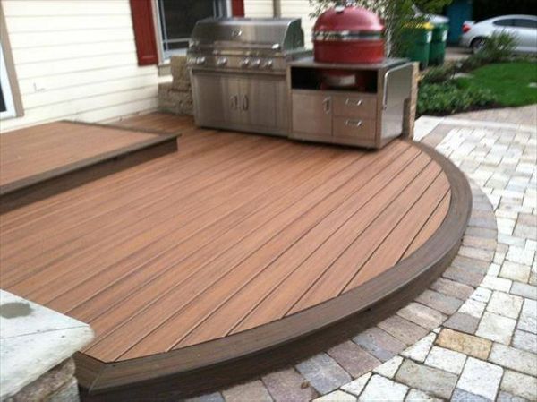 Trex Transcend Decking with Radius Edge