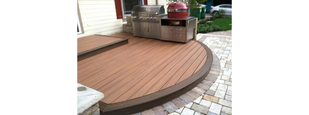 Trex Transcend Decking with Radius Edge