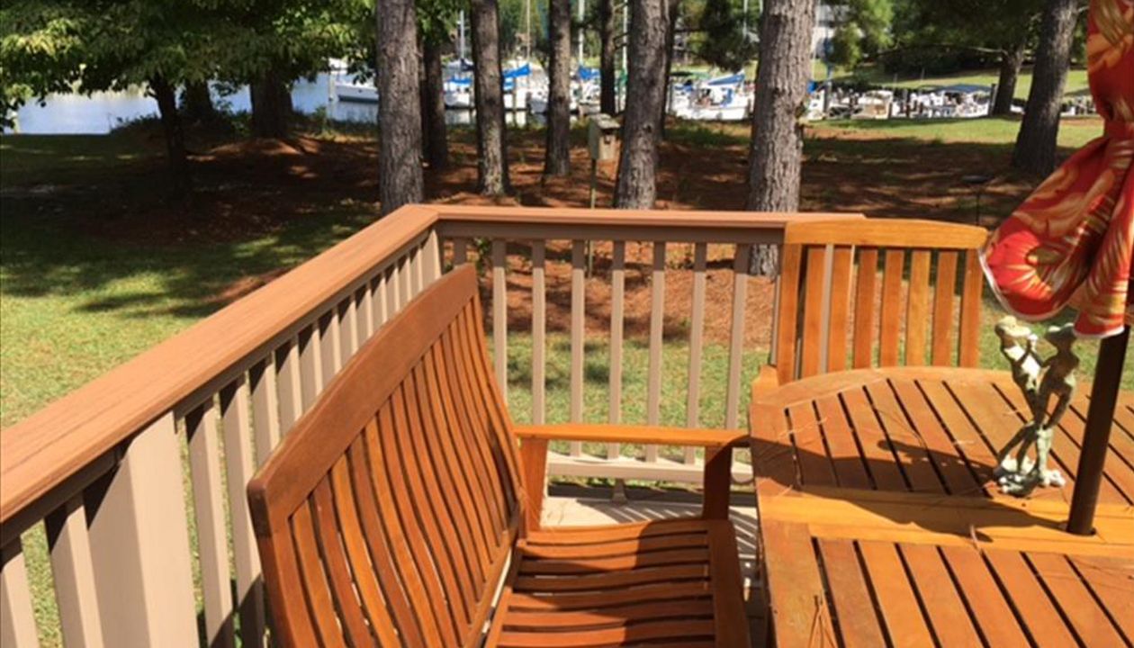 Imagine this view of the Neuse River from your custom new Trex Transcend deck!