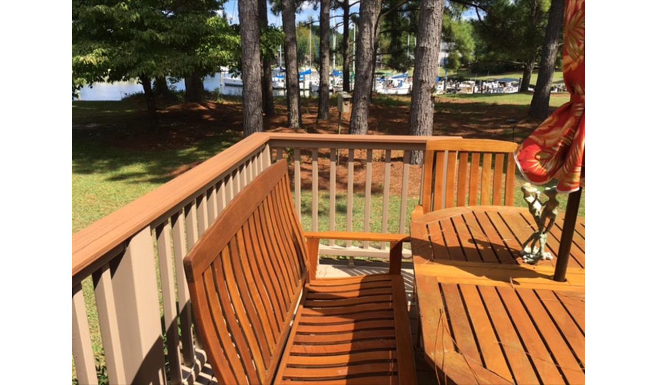 Imagine this view of the Neuse River from your custom new Trex Transcend deck!