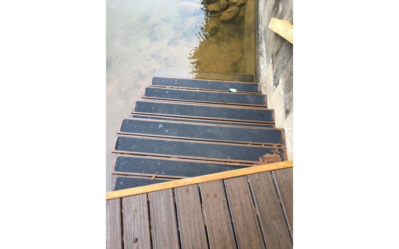Trex Transcend stairs give access