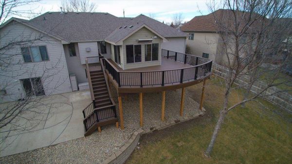 Trex Transcend Spiced Rum Decking in Sioux Falls, SD