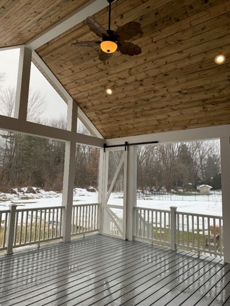 Inside of Screen Porch