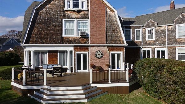 Bay shore trex spiced rum deck