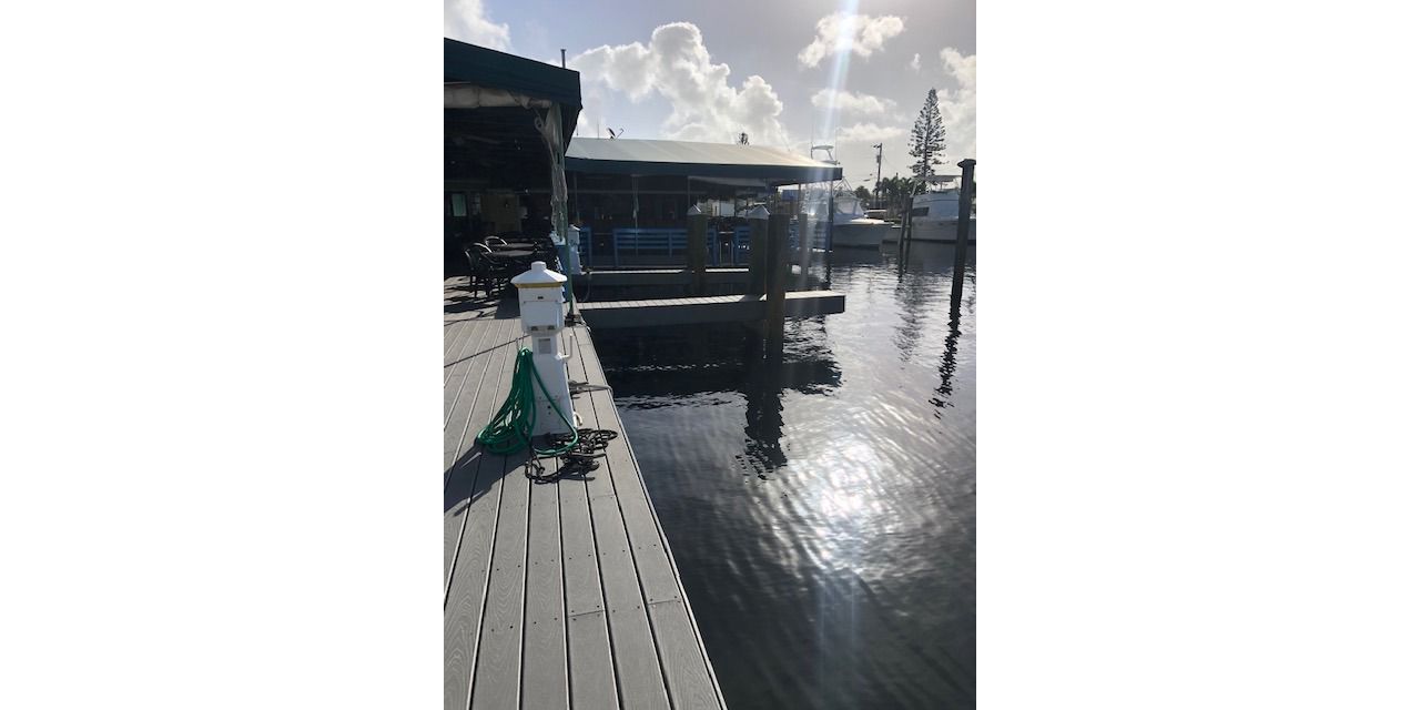 Trex Decking at the Pilot House Restaurant