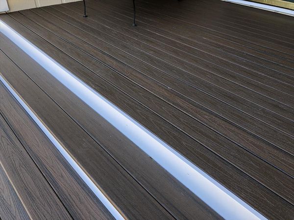 Front Porch Resurface with Trex Spiced Rum Porch Boards