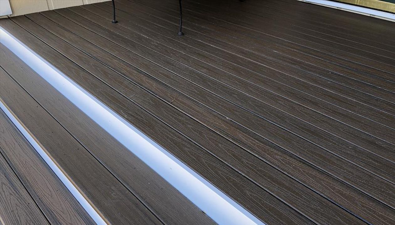 Front Porch Resurface with Trex Spiced Rum Porch Boards