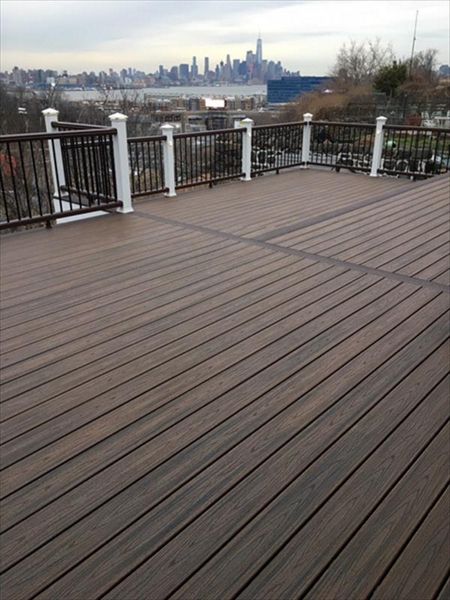 Custom Trex Transcend Spiced Rum with Vintage Lantern boarder in Weehawken NJ