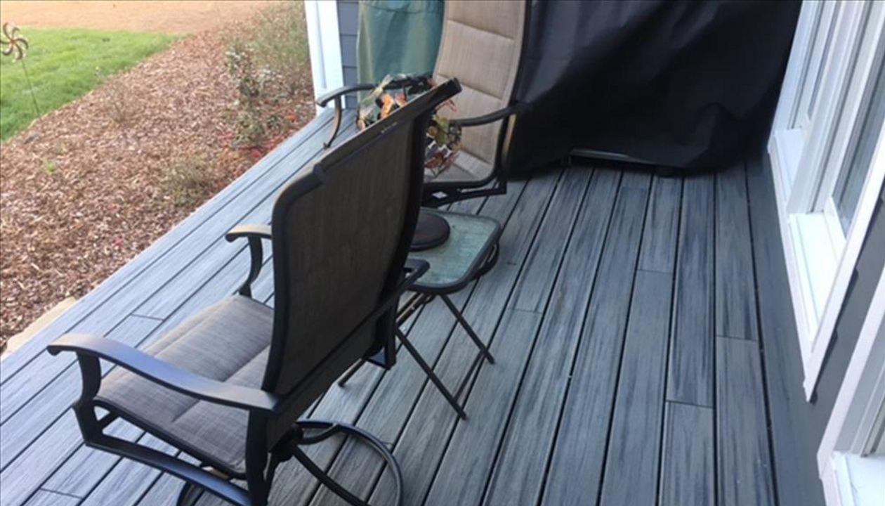 Trex Transcend porch is a wonderful place to relax