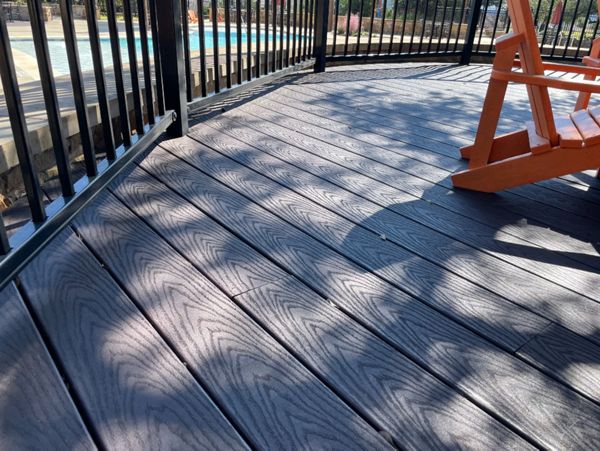 Trex Woodland Brown Around Community Pool