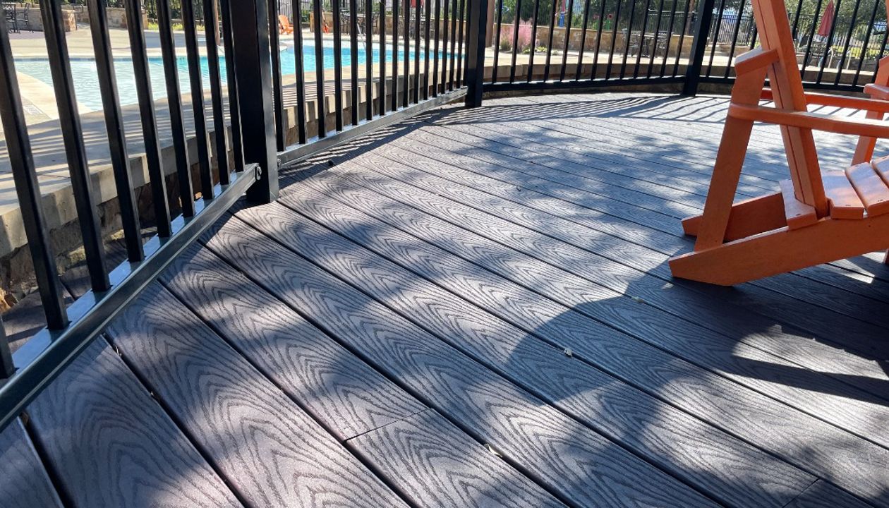 Trex Woodland Brown Around Community Pool