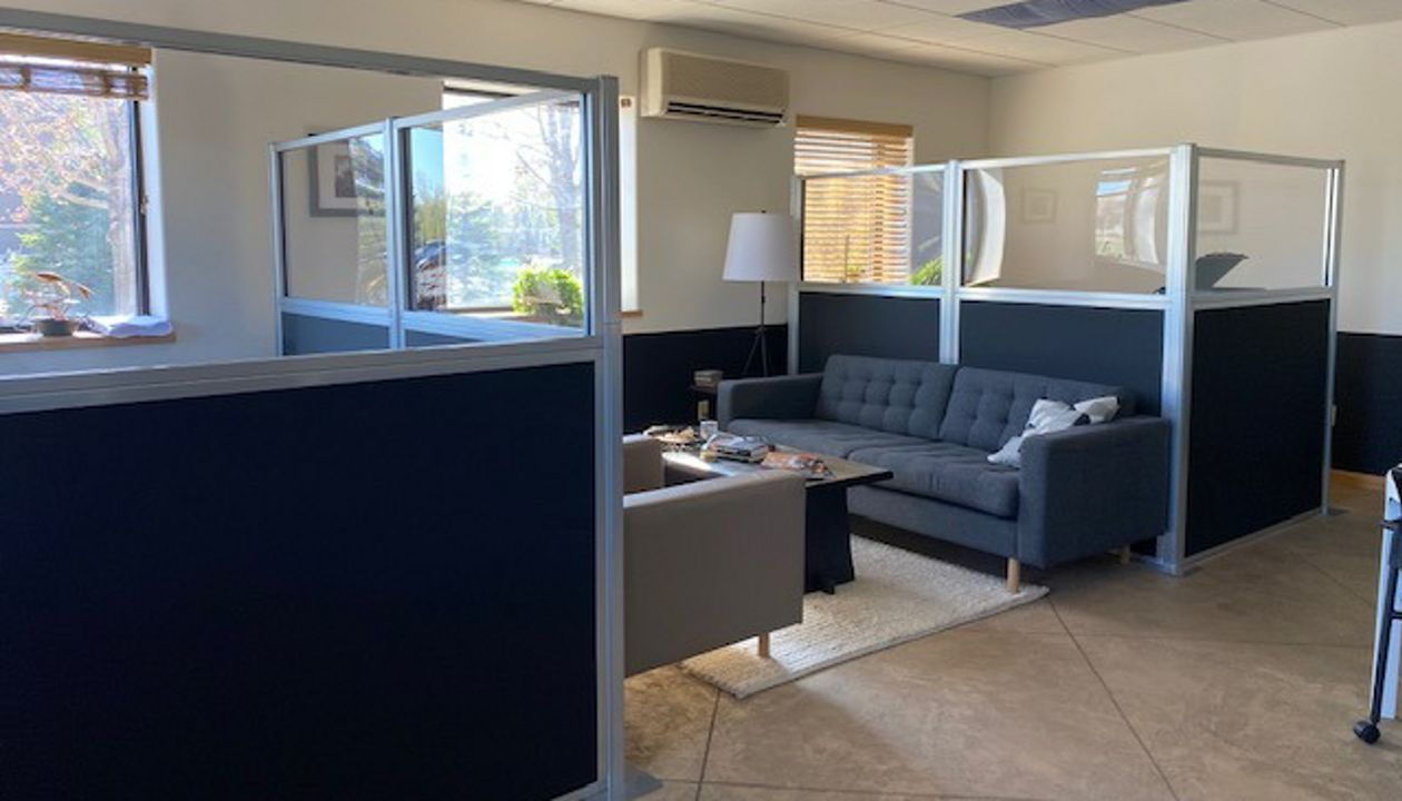 Inside our beautiful office!