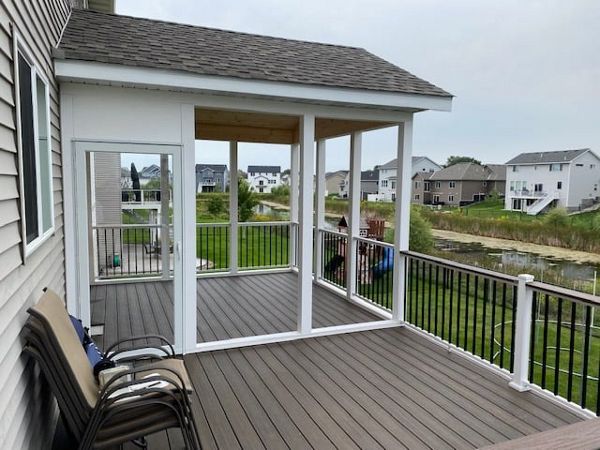 Trex Transcend Spiced Rum Composite Deck and Screen Porch Flooring
