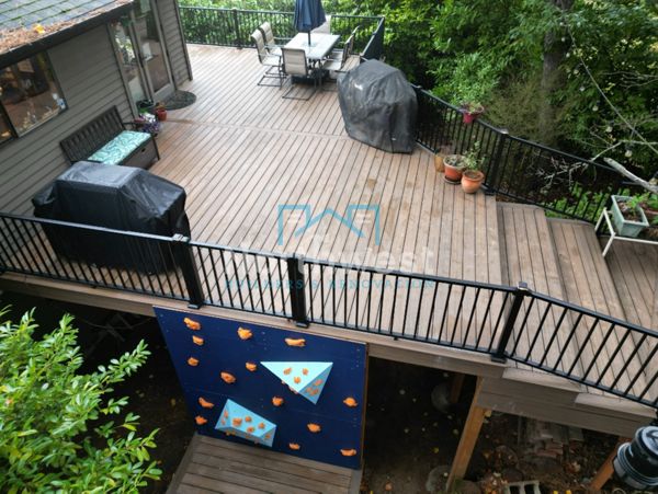 Trex Deck with Aluminum Railing