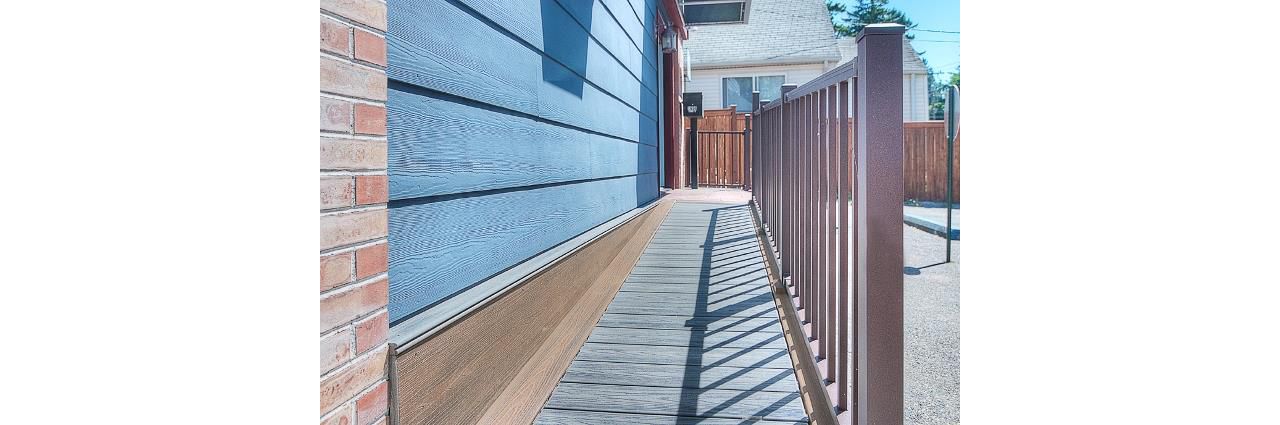 Trex deck outside Irons Brothers office, Shoreline, WA