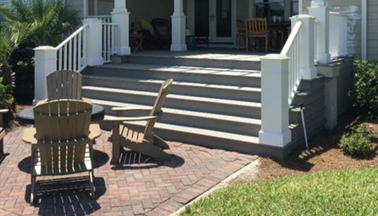 Trex Gravel Path Porch in Jacksonville, FL