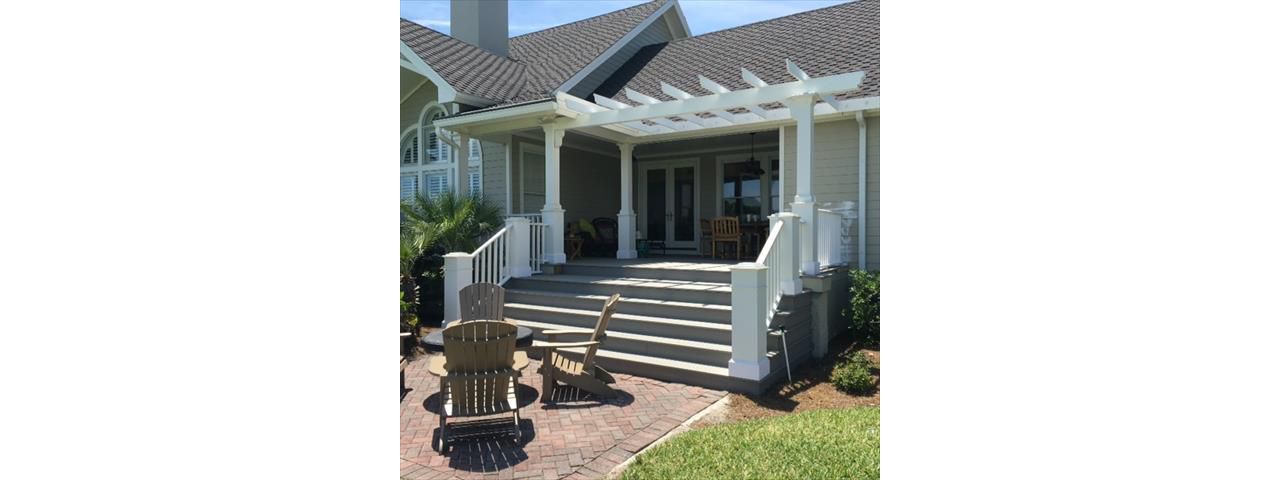 Trex Gravel Path Porch in Jacksonville, FL
