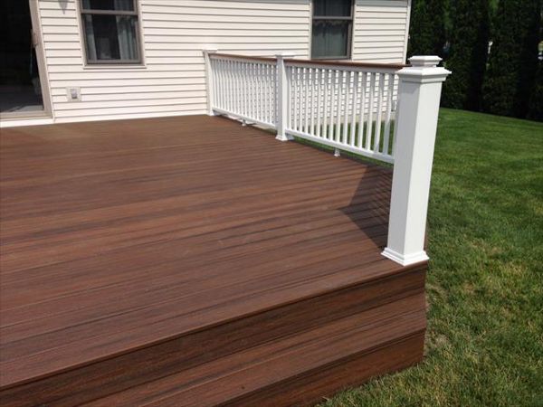 Composite deck in Saginaw, MI area