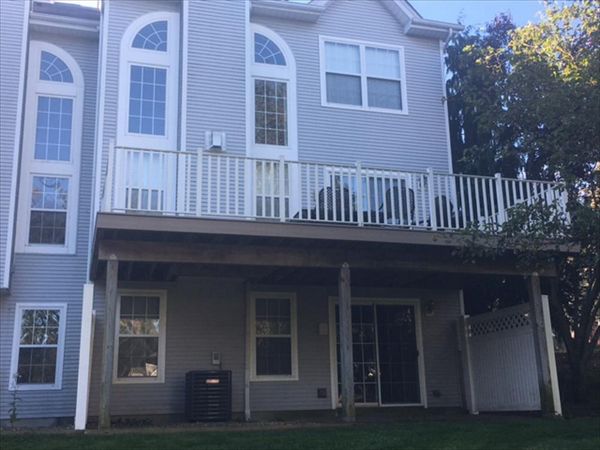 Trex decking installed on multi family in Basking Ridge NJ