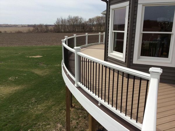 Trex Transcend Composite Deck and Rail Curved Rochester MN
