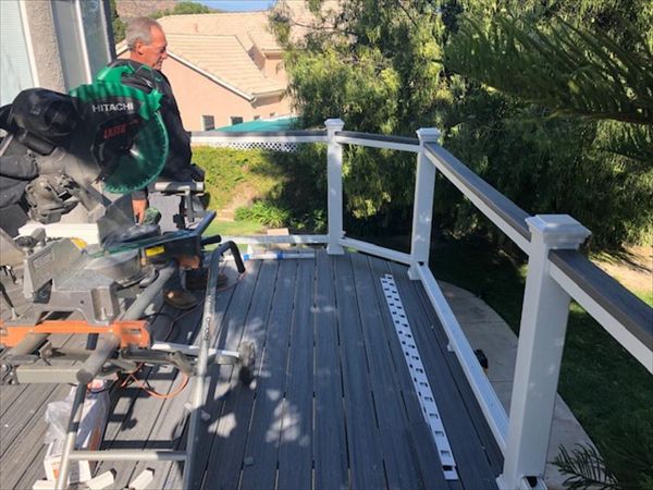 Trex railing and decking