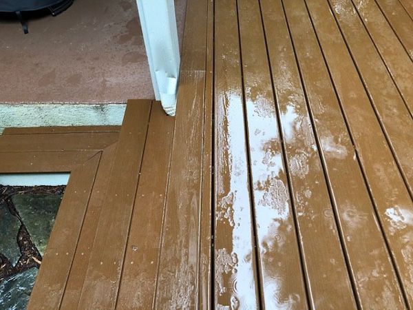 Trex decking is so durable that it can be ripped for odd length projects