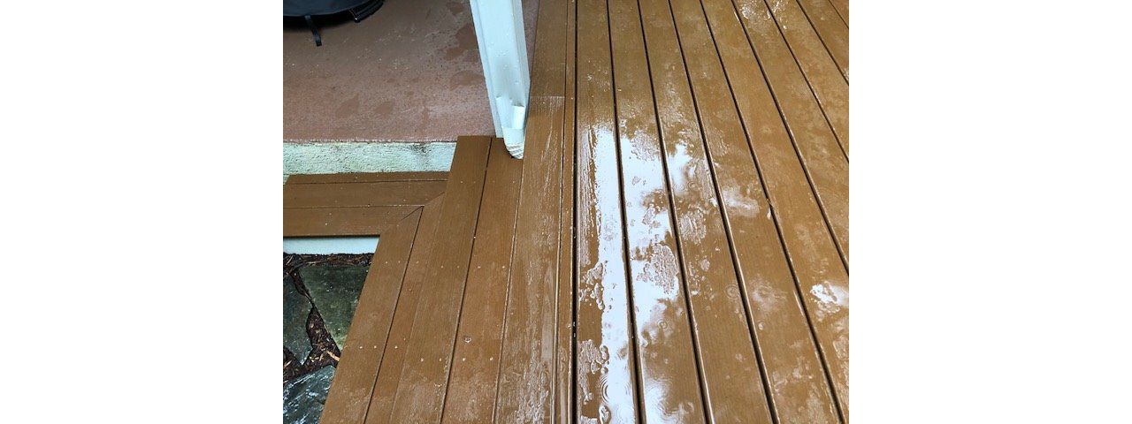 Trex decking is so durable that it can be ripped for odd length projects