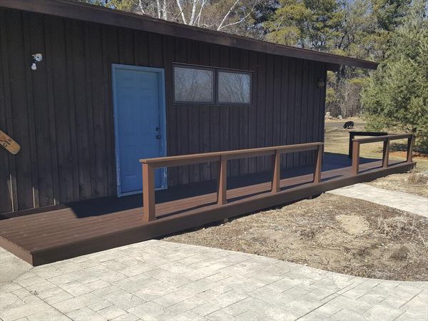 Trex Transcend Spiced Rum decking