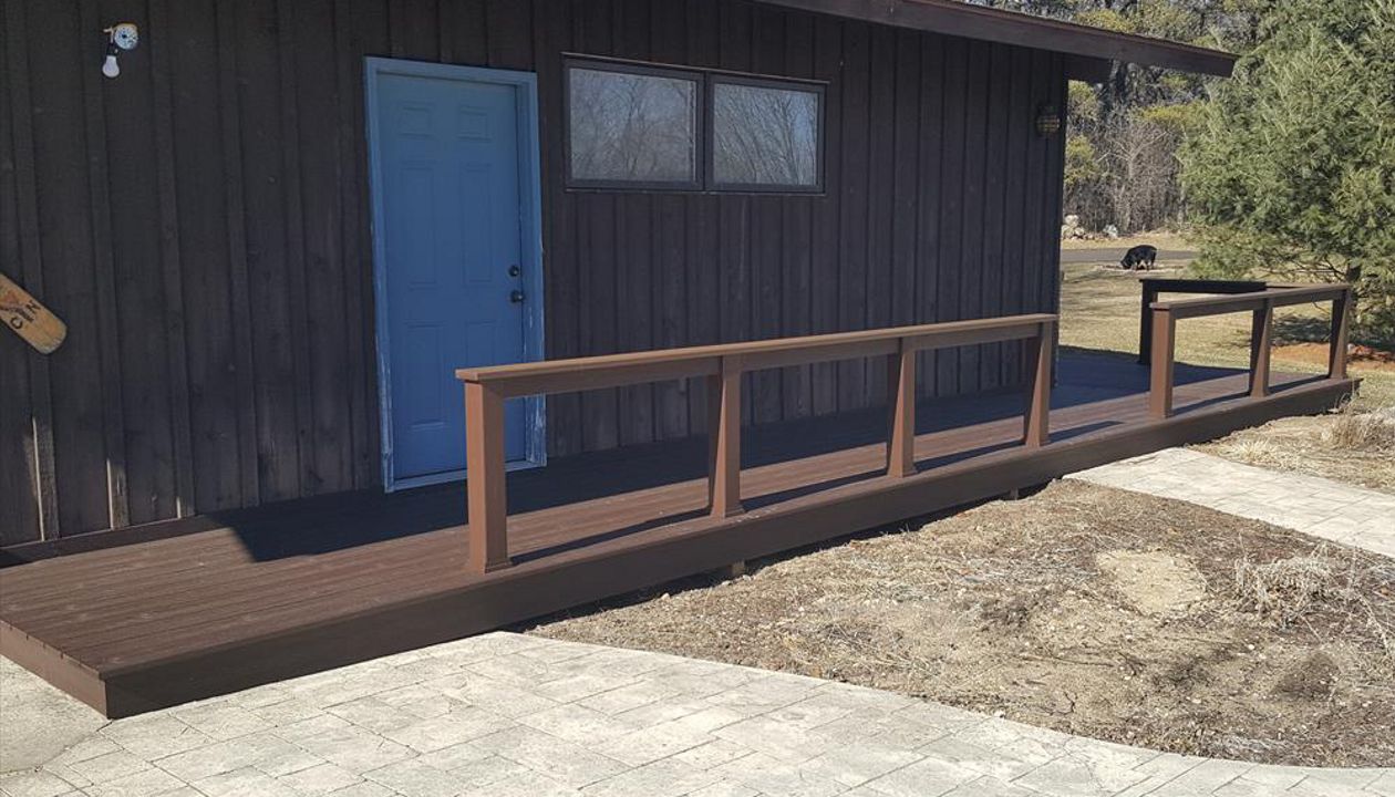 Trex Transcend Spiced Rum decking