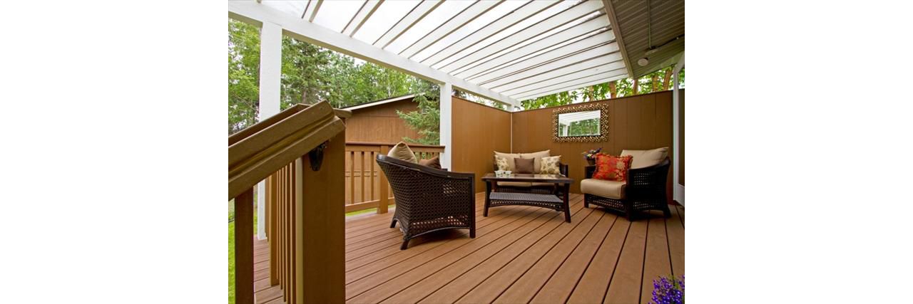 Make your Trex deck a living space! By Treeline Construction