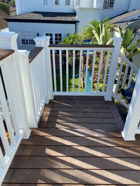 West LA ADU Deck, Railing, & Stairs